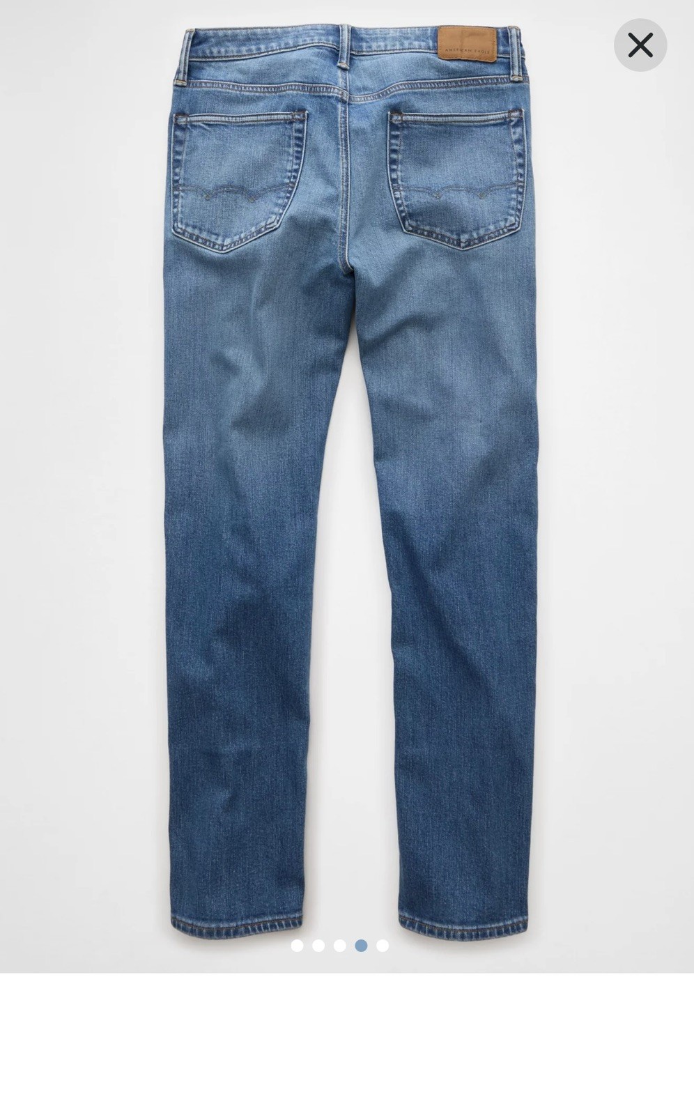 NWT- American Eagle Slim Straight Jeans AirFlex+ Bright Blue Size 31×30