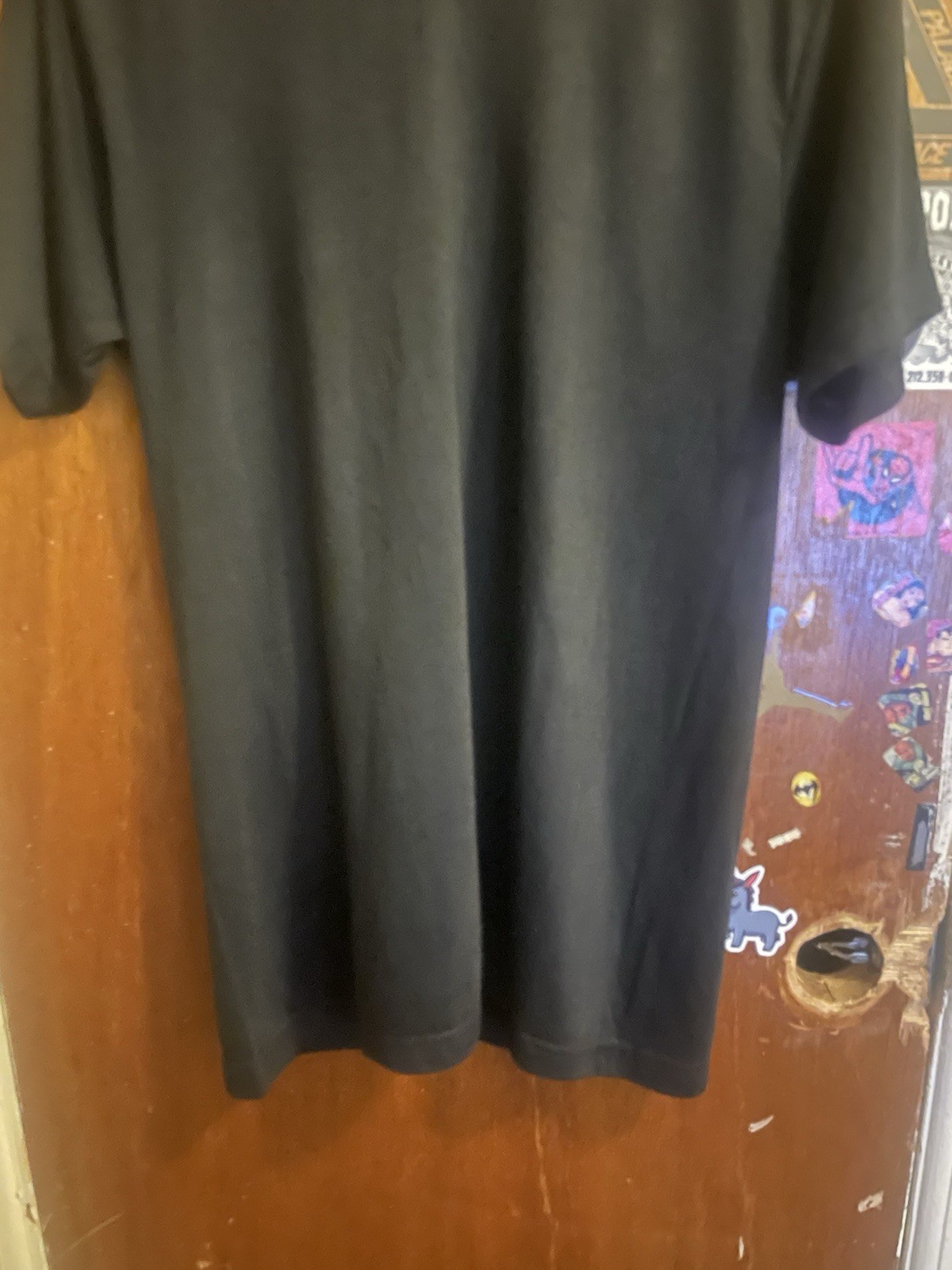 Goldstar Men’s Black V-Neck T-Shirt Size Small