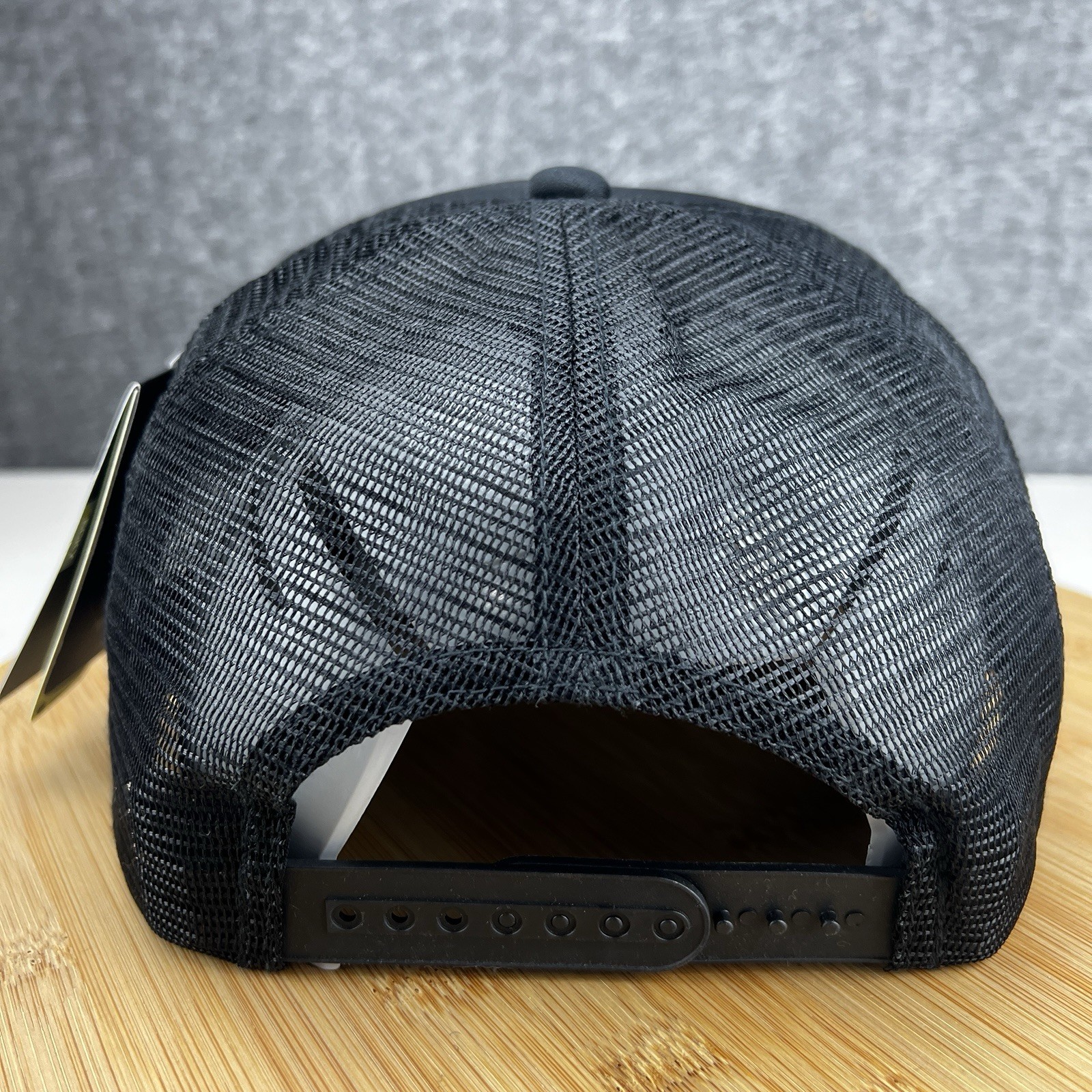 New Malibu Surfing Assoc. Trucker Hat Cap Snapback OSFM Decky Black Mesh Rope