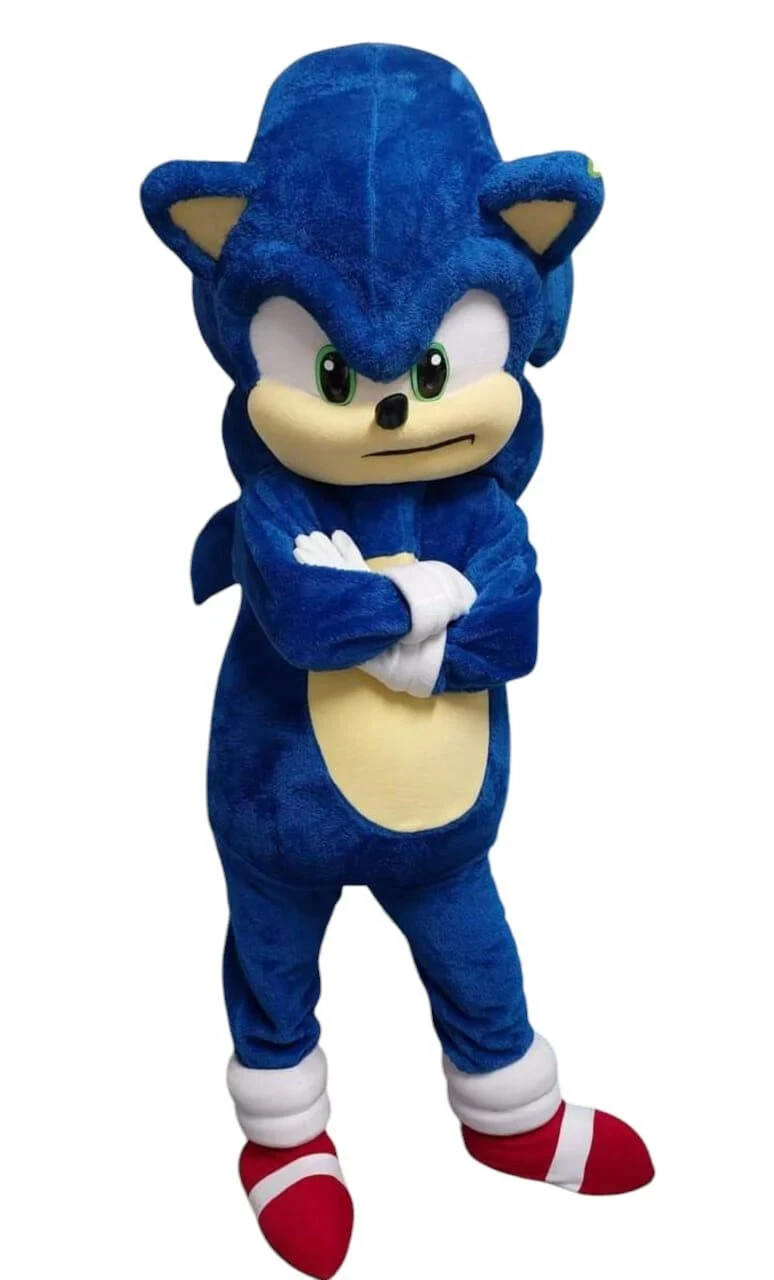 READY TO SHIP The Blue Hedgehog Mascot Costume