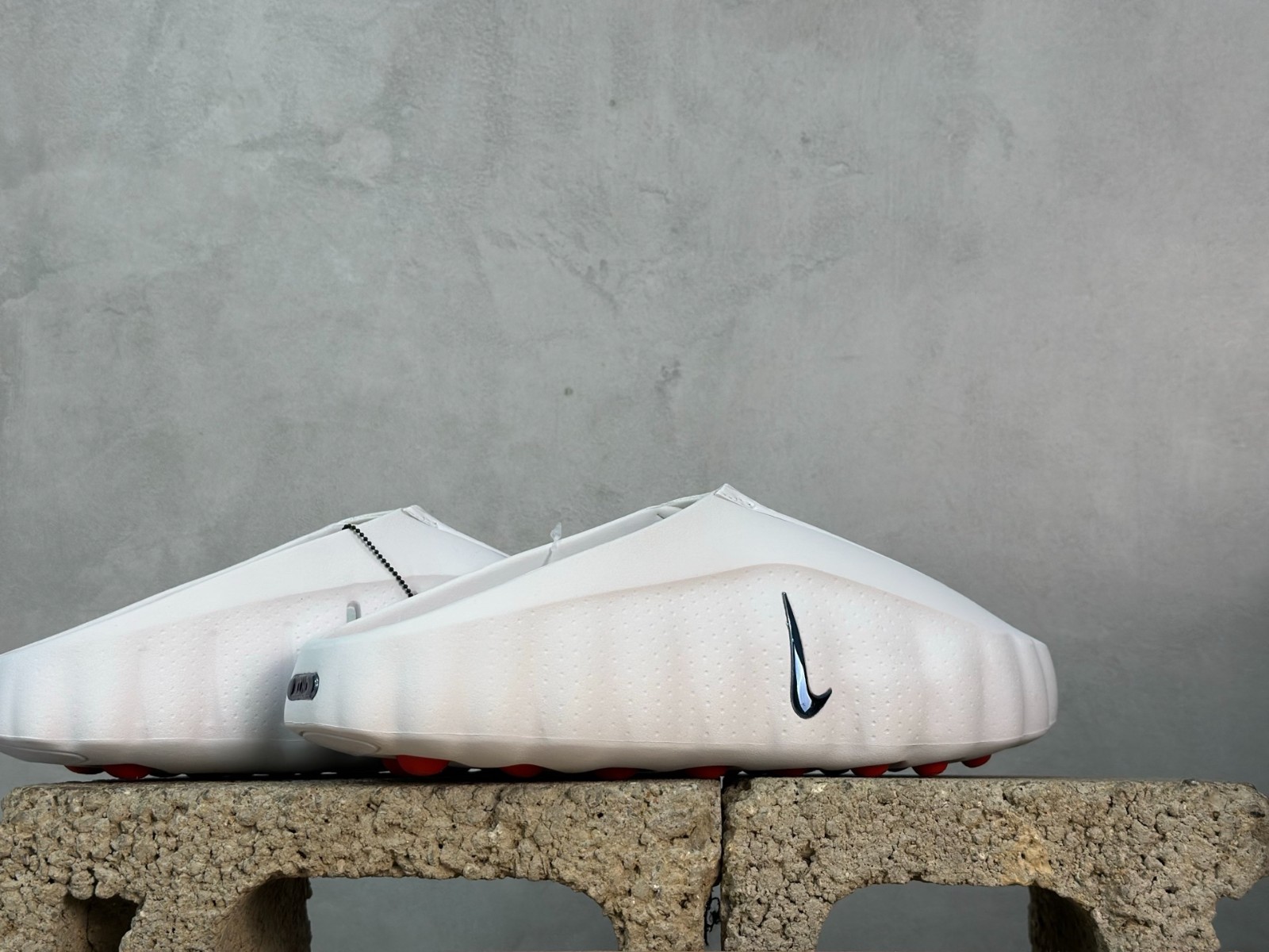 Nike Mind 001 Slides White Speed Red – All Sizes With Box