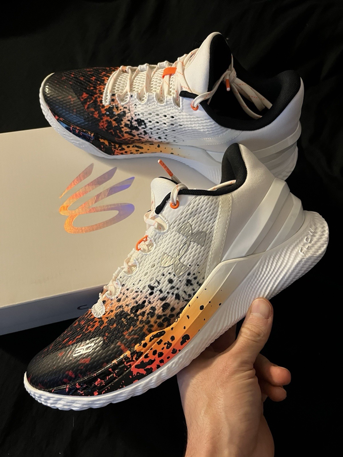 Size 10.5 – Under Armour Curry 2 FloTro Low Chef Curry