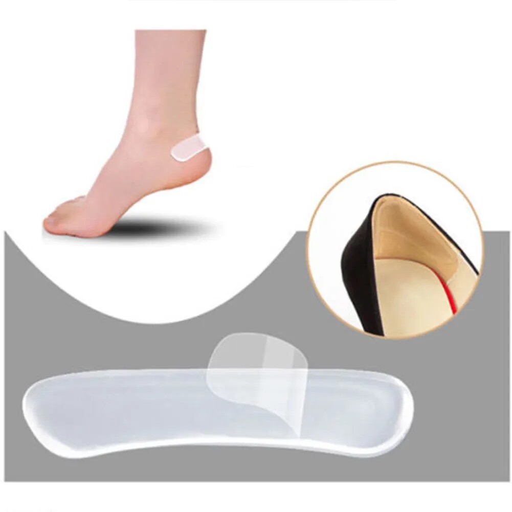 2Pcs Heel Grips for Loose Shoes Heel Cushion Pads No-Slip Shoe Inserts Protector