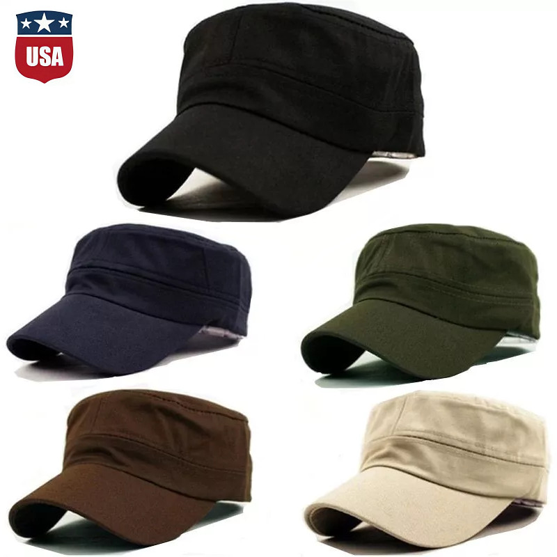 Unisex Baseball Cap Breathable Flat Top Hat for Outdoor Sports, Casual & Formal
