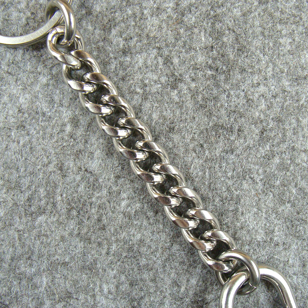Stainless Steel Keychains Lobster Clasps Fob Key Chain Ring Holder Wallet Chain