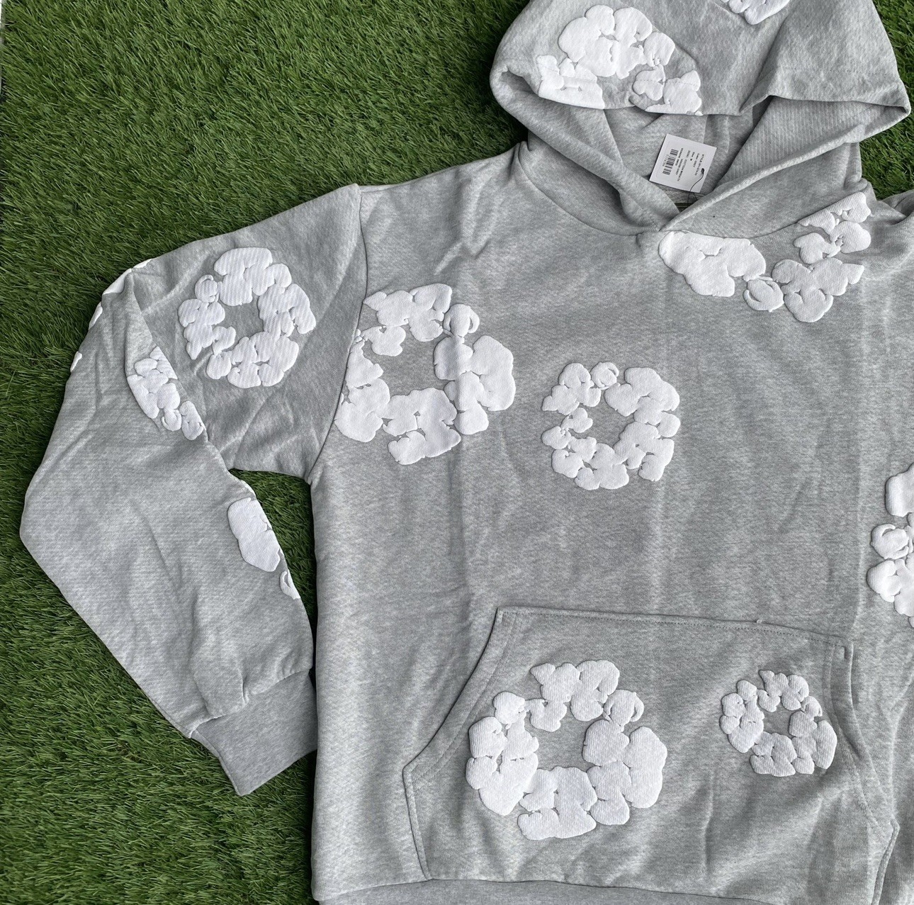 *BRAND NEW* Denim tears “Gray” Hoodie – Ready To Ship🚚💨 (Size M)