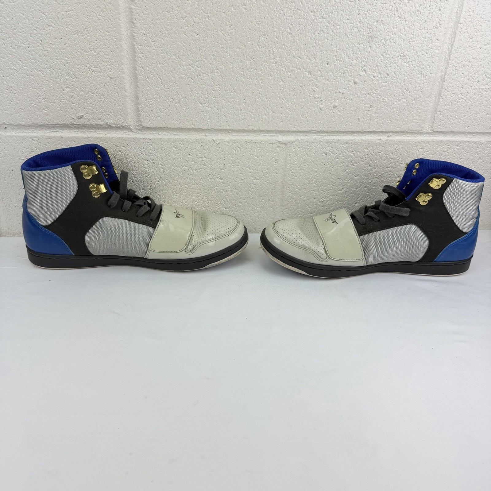 Creative Recreation Cesario Hi Top Sneakers Size 11.5 CR412 SI1211 Grey/blue