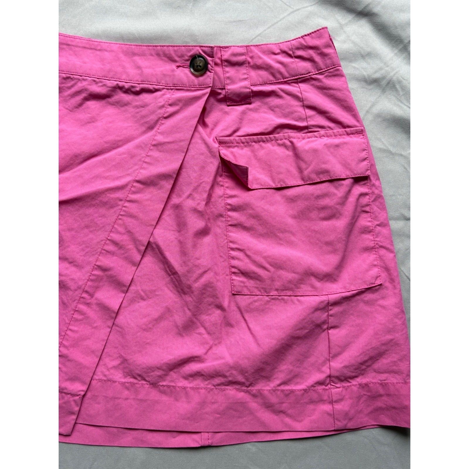 Future Collective Gabriella Karefa-Johnson Pink Cargo Wrap Mini Skirt Size 6
