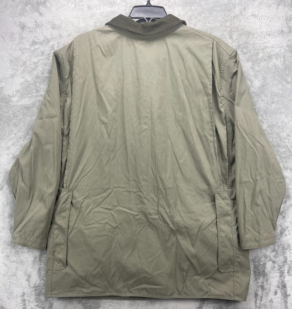 VTG LL Bean Men’s Hunting Field Jacket XXL Army Green Button Up Nylon USA