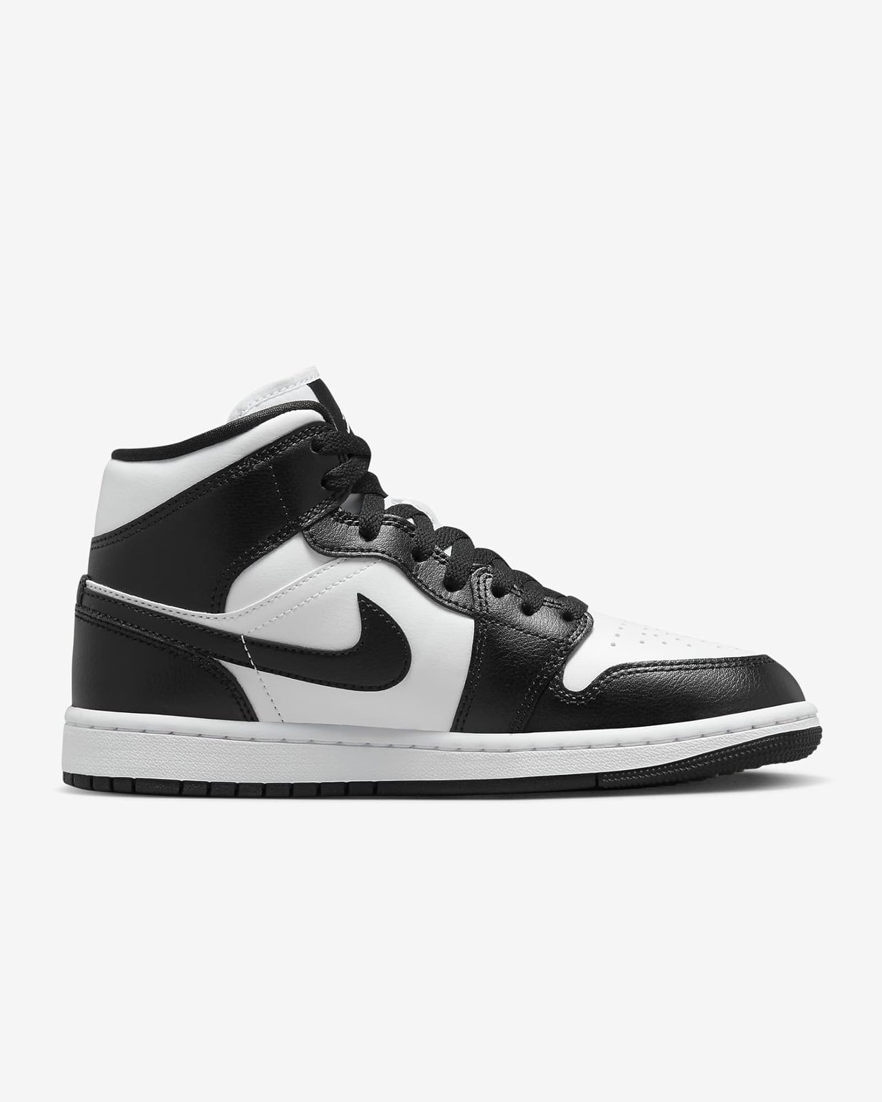 NIKE Jordan 1 Mid Women White/Black-Panda Mid DV0991-101 11.5 – White/Black-pand