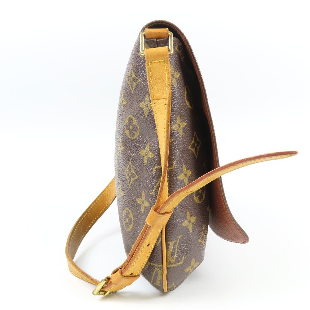 LOUIS VUITTON Monogram Musette Salsa Short Vintage Shoulder Bag Brown 103328