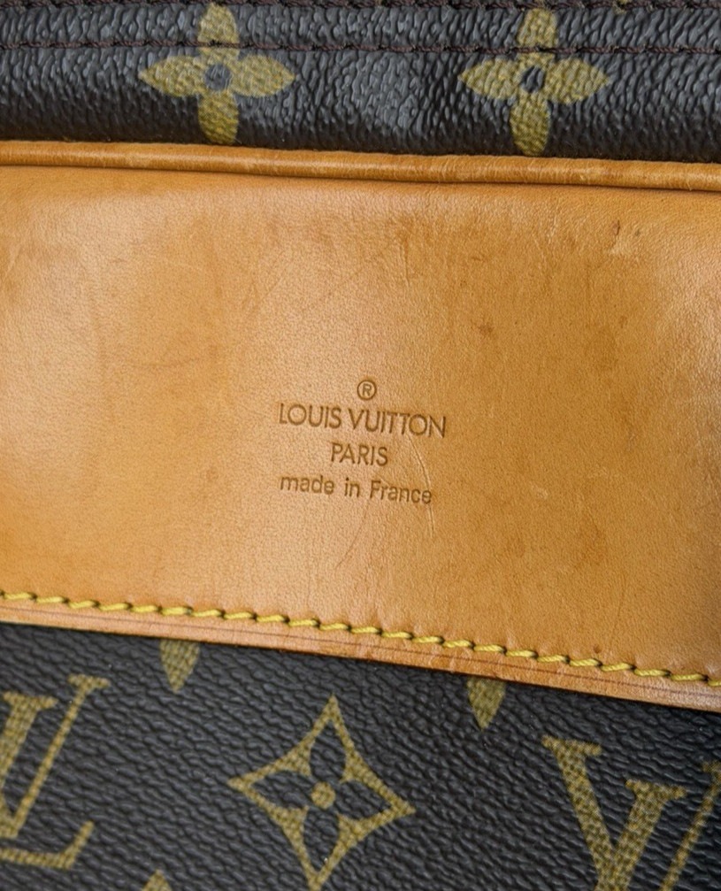 Louis Vuitton Alize 24 Heures Bag In Brown Monogram Coated Canvas Vintage 1998 S