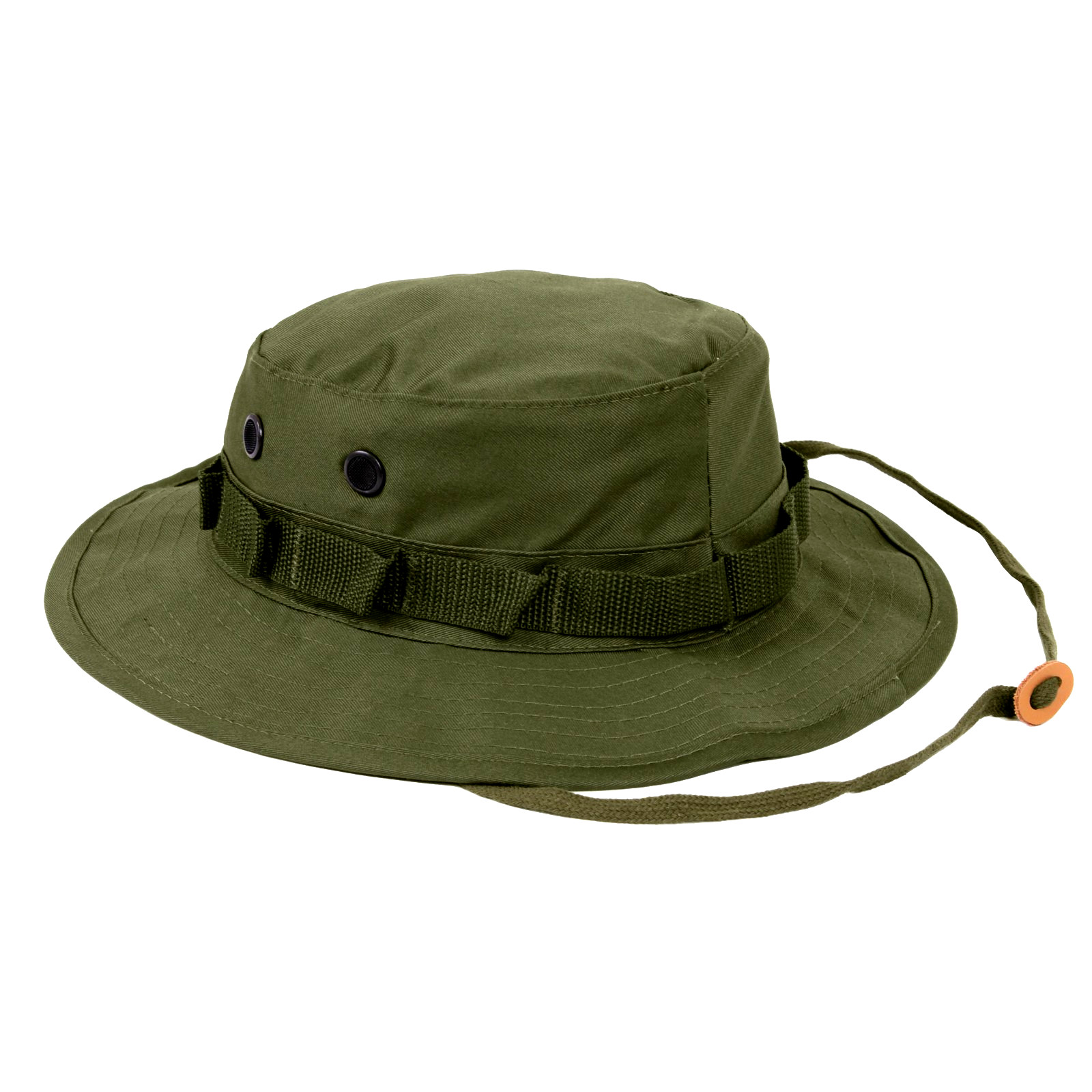 Olive Drab Vietnam Veteran Boonie Hat Military Sun Bucket Cap Wide Brim Army Vet