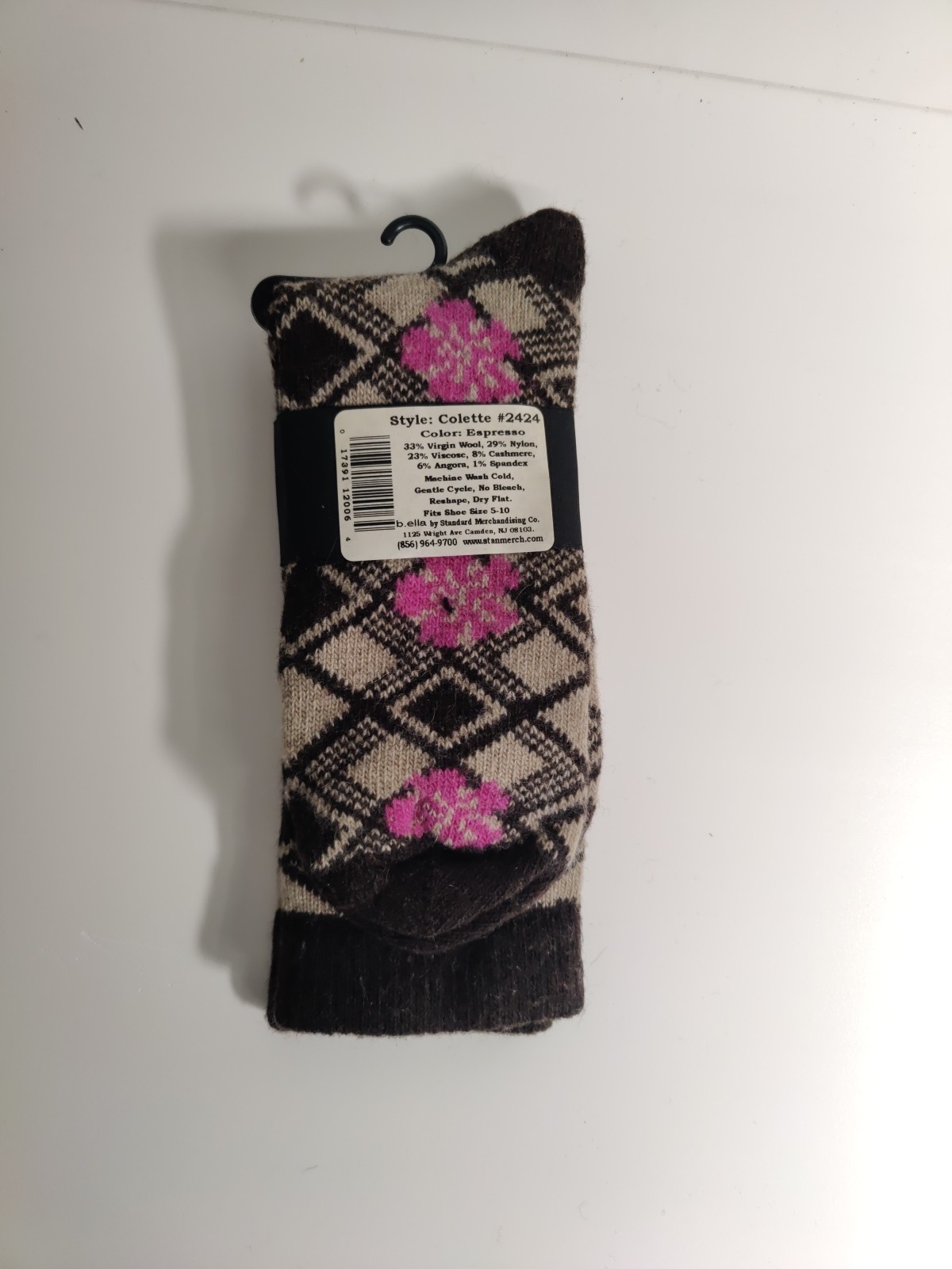 b.ella – Woman’s socks – multi color – cashmere blend – Made in USA**N3**