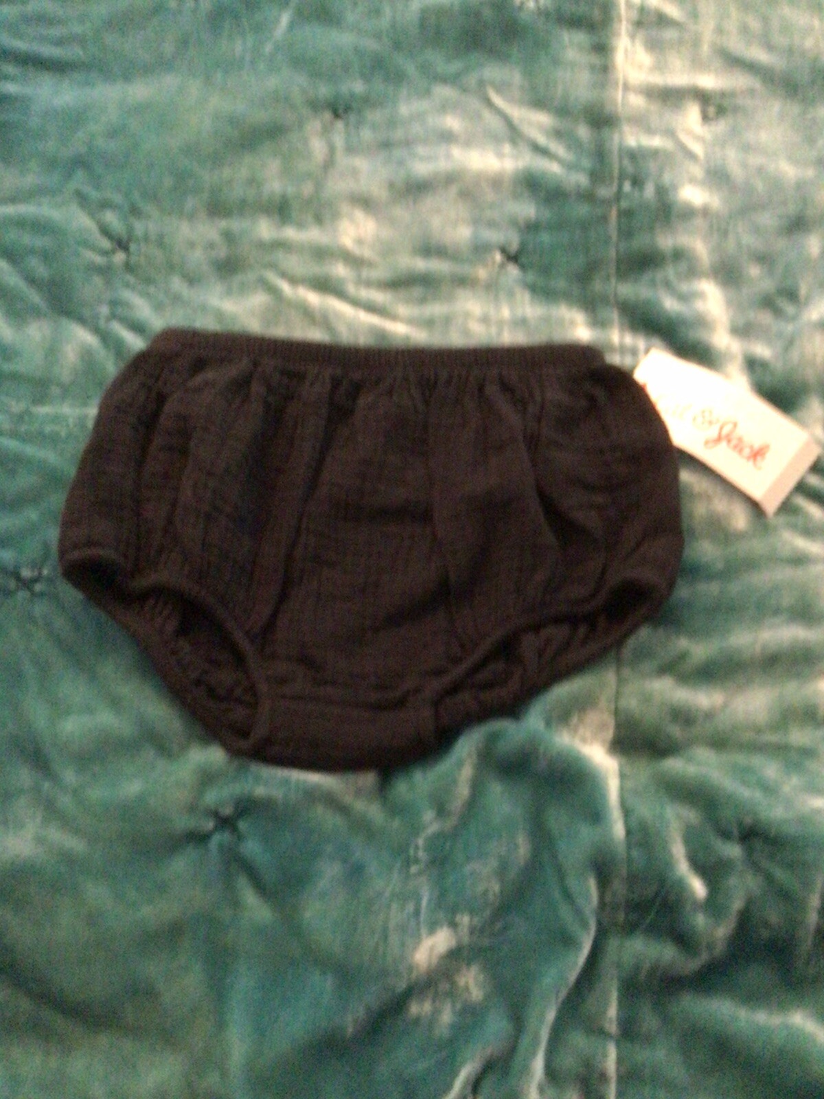Cat & Jack Baby Girl Bloomers Shorts Black Muslin Gauze NWT 6-9M