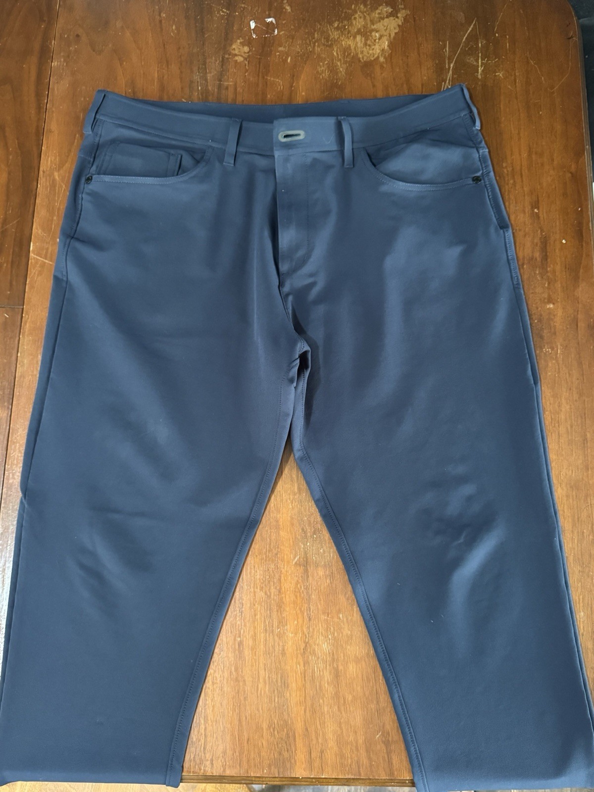 Public Rec Men’s Dealmaker 5-Pocket Pants – Navy Blue (Size 36×32)