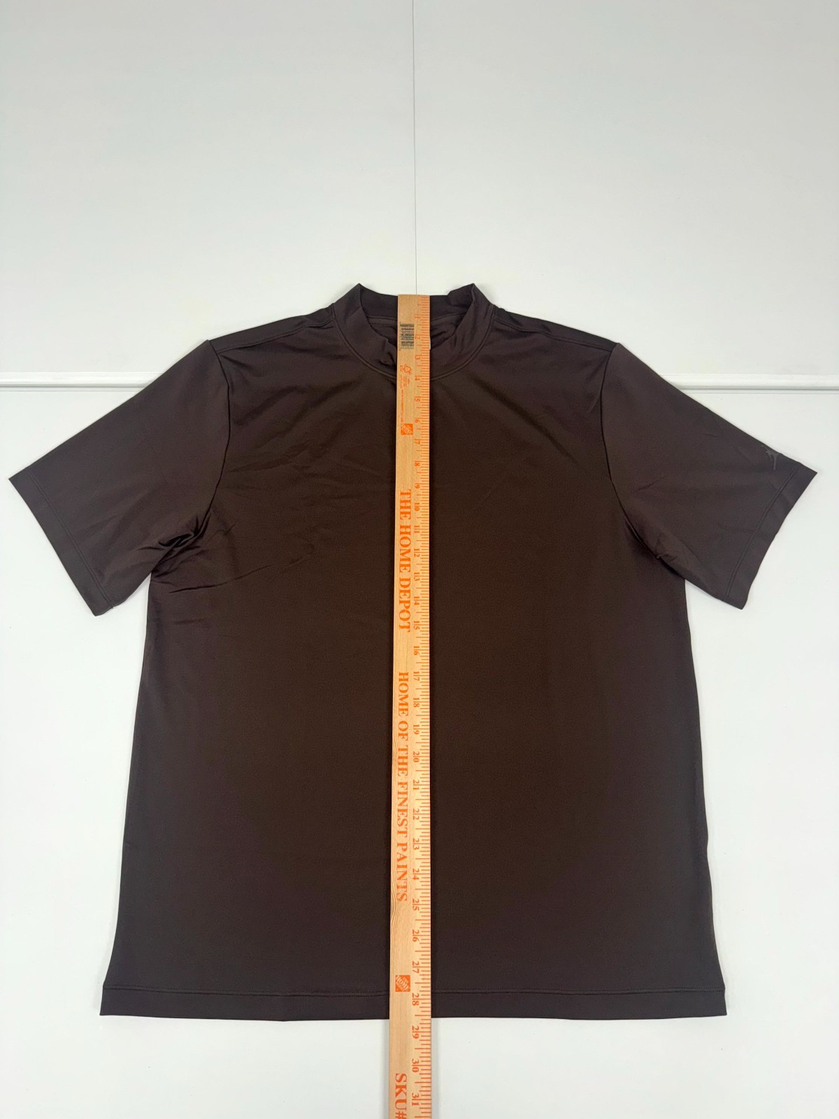 Jordan Sport Mock-Neck Golf Short Sleeve Shirt IB3685-237 Brown Size L $90