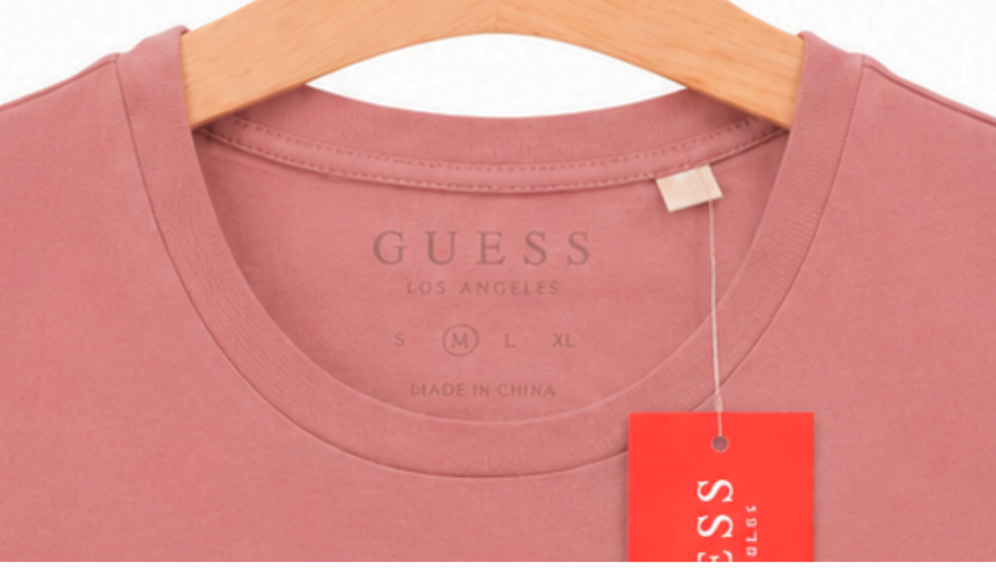 GUESS Womens Rhinestone Heart Graphic Tee Mauve Pink Short Sleeve Top Size M NWT