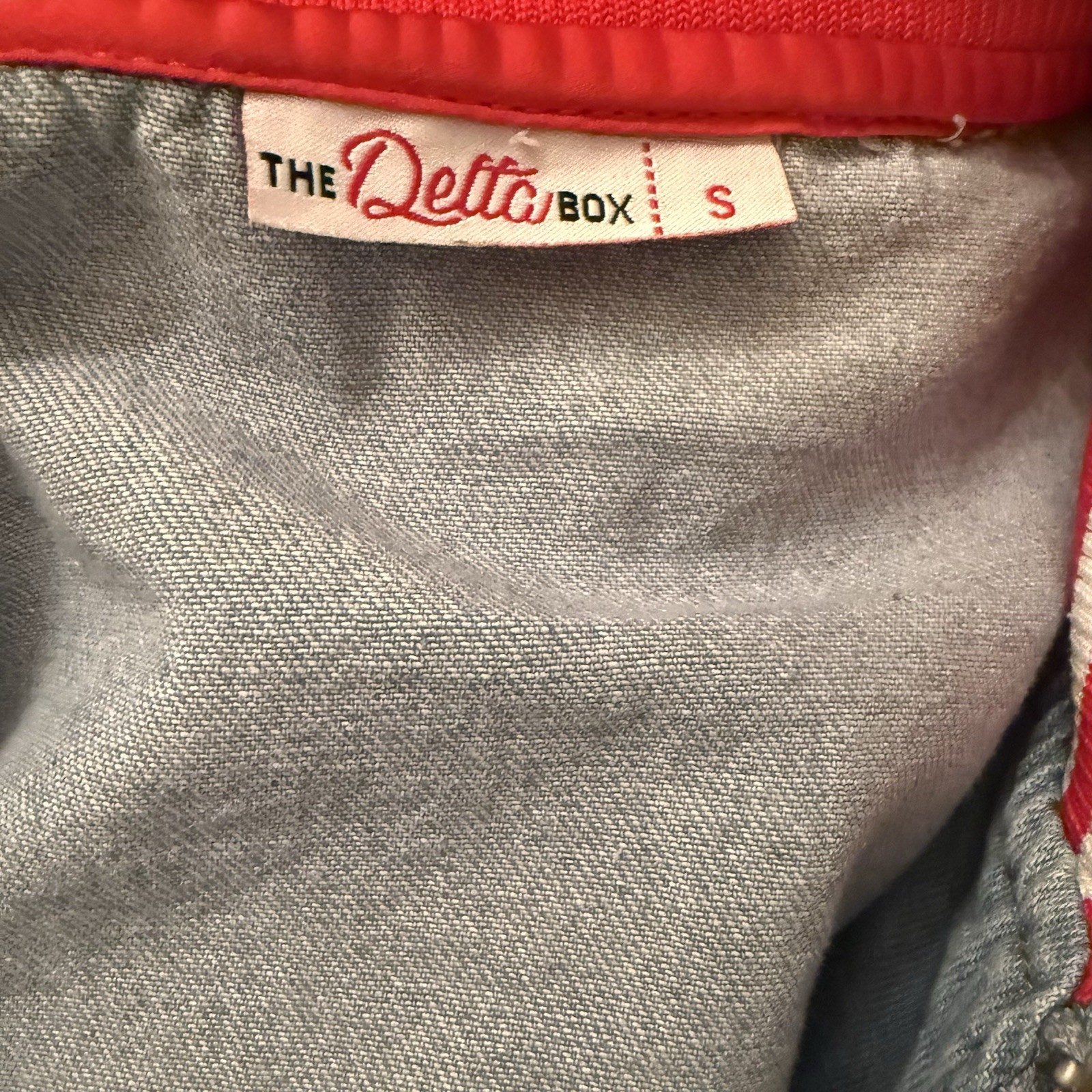 Delta Sigma Theta Denim Jacket from The Delta Box Size Small