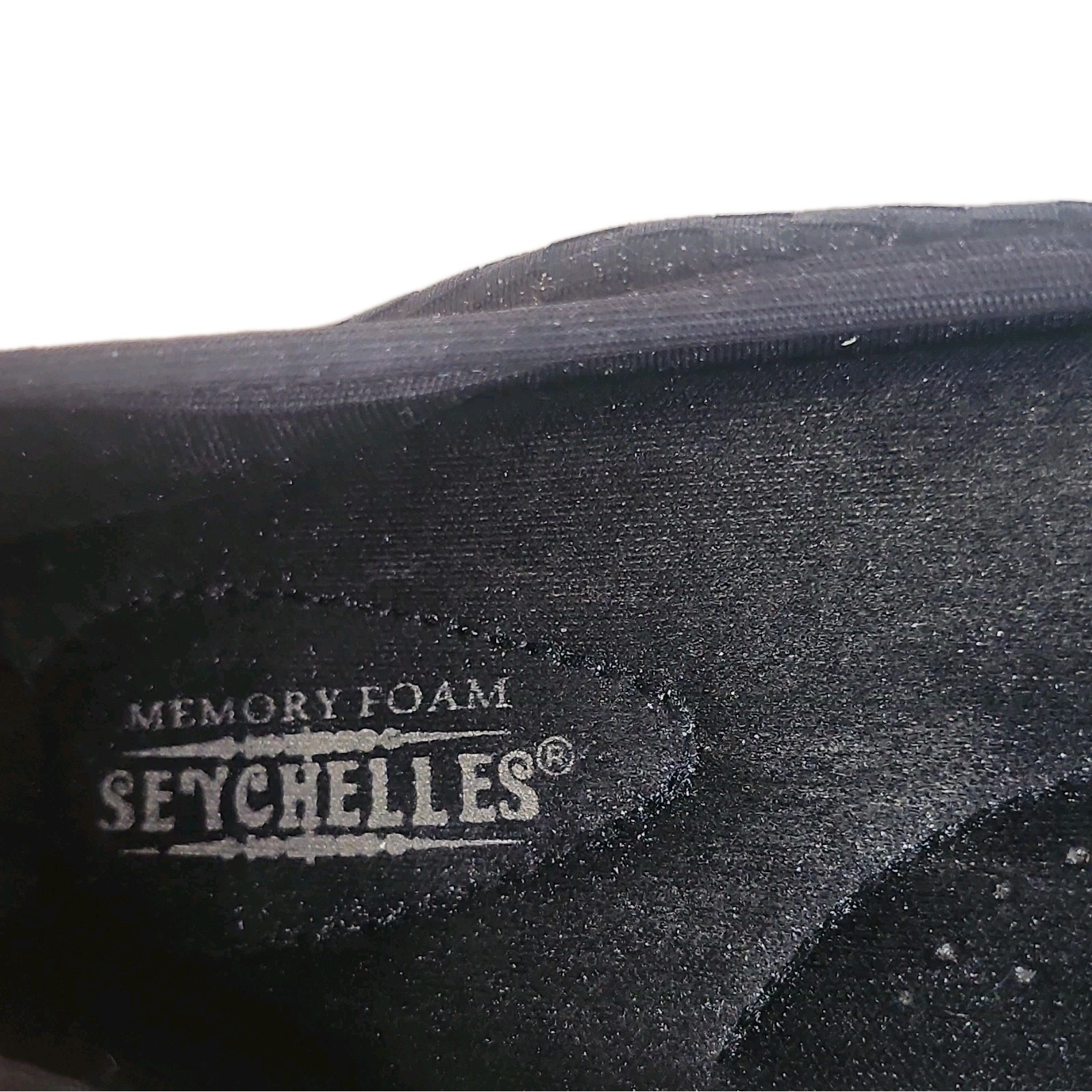 Seychelles Black Memory Foam Flats Women’s US 10 Wide Polyester Upper
