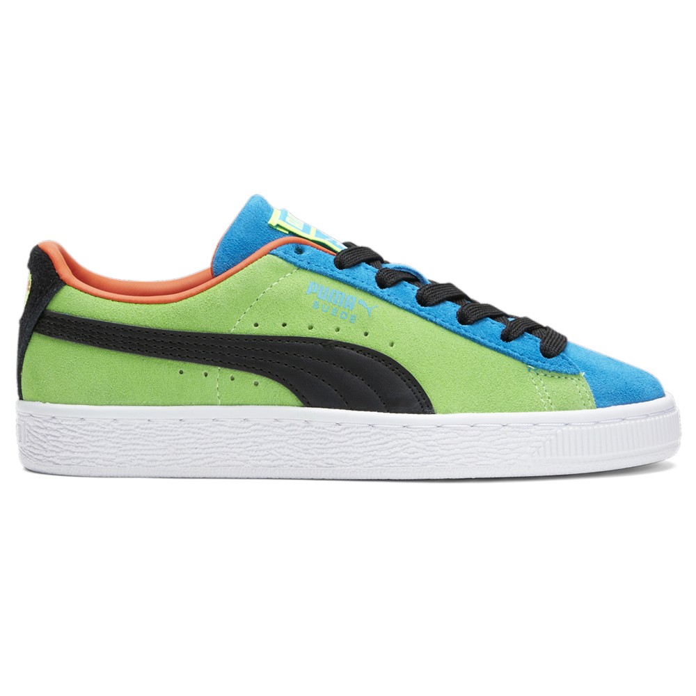 PUMA Suede Water Fight Lace Up Youth Boys Blue Sneakers Casual Shoes 38935102