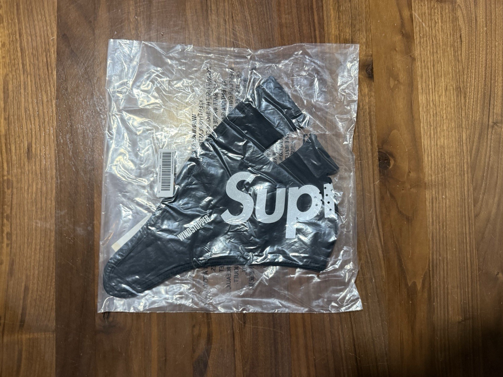 Supreme WINDSTOPPER® Facemask Face Mask Ski Snowboard FW25 Black Reflective Logo