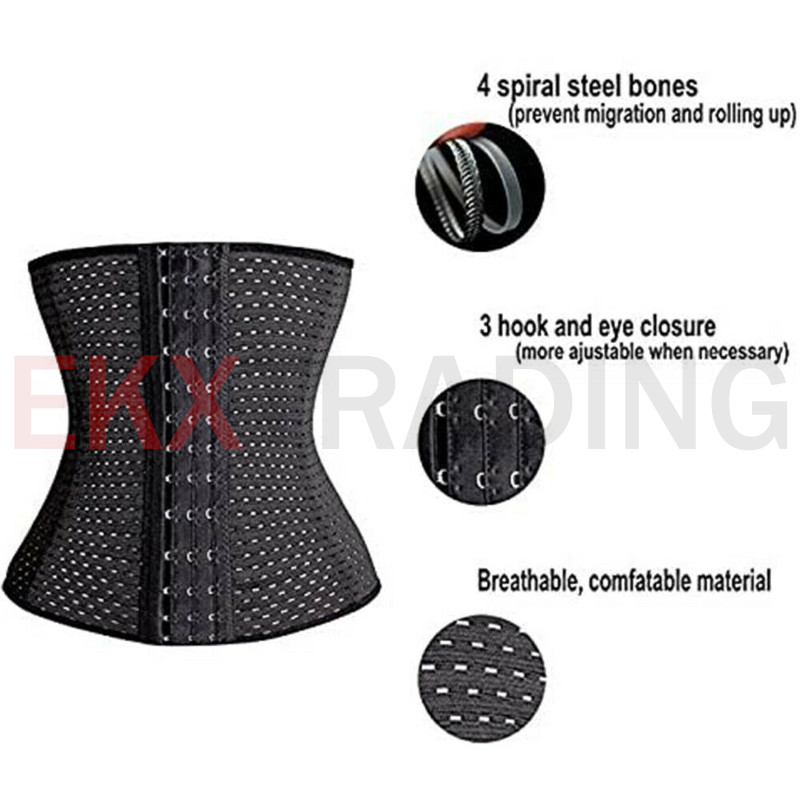 Corset Waist Trainer Training Shaper Body Shapewear Underbust Cincher Tummy Belt