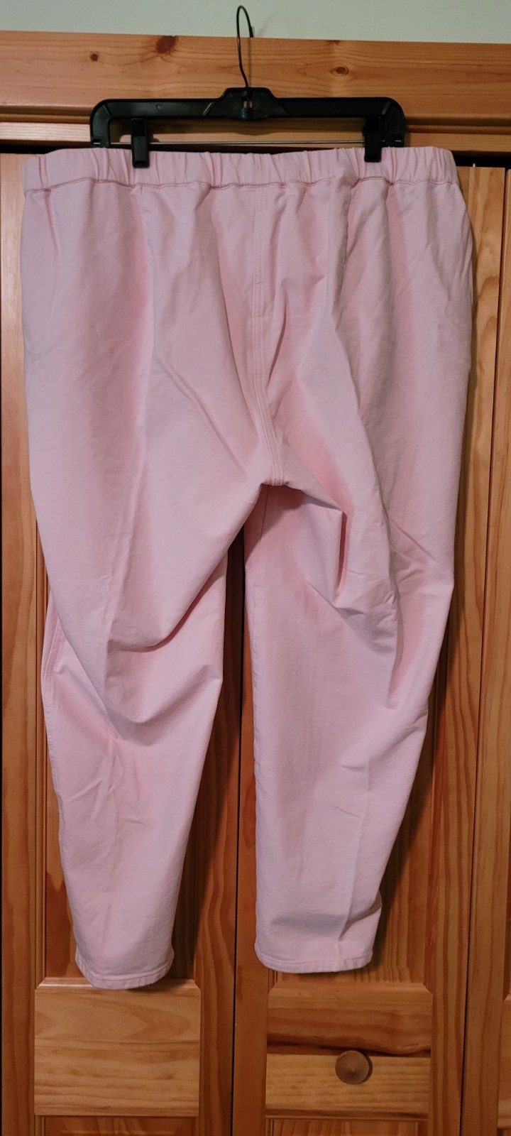 Quacker Factory Dream Jeannes Pink Floral Embroidered Stretch Pull on Jeans 2X