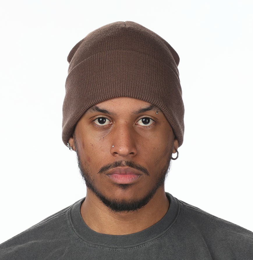 Cuffed Knit Beanie Customizable