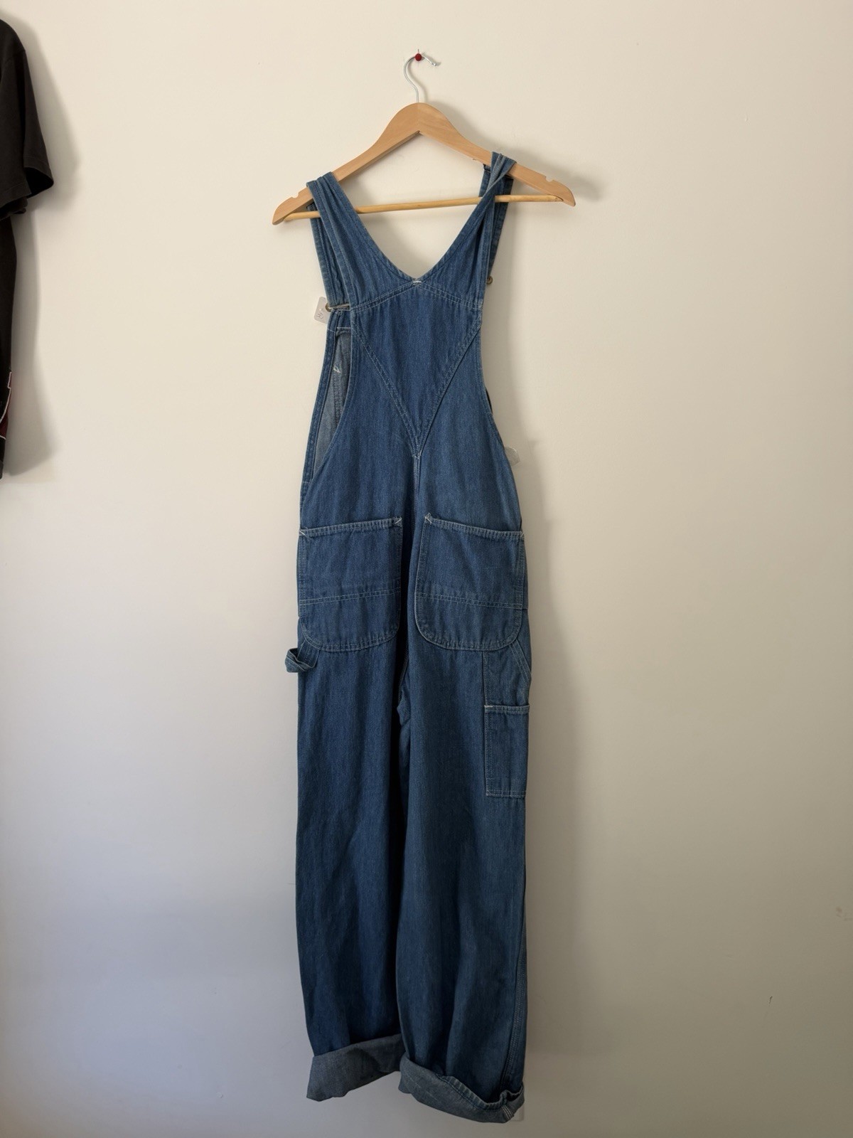 Carhartt Blue Denim Carpenter Bib Overall Men’s Sz 30″ X 30″ Barnpants Workpants