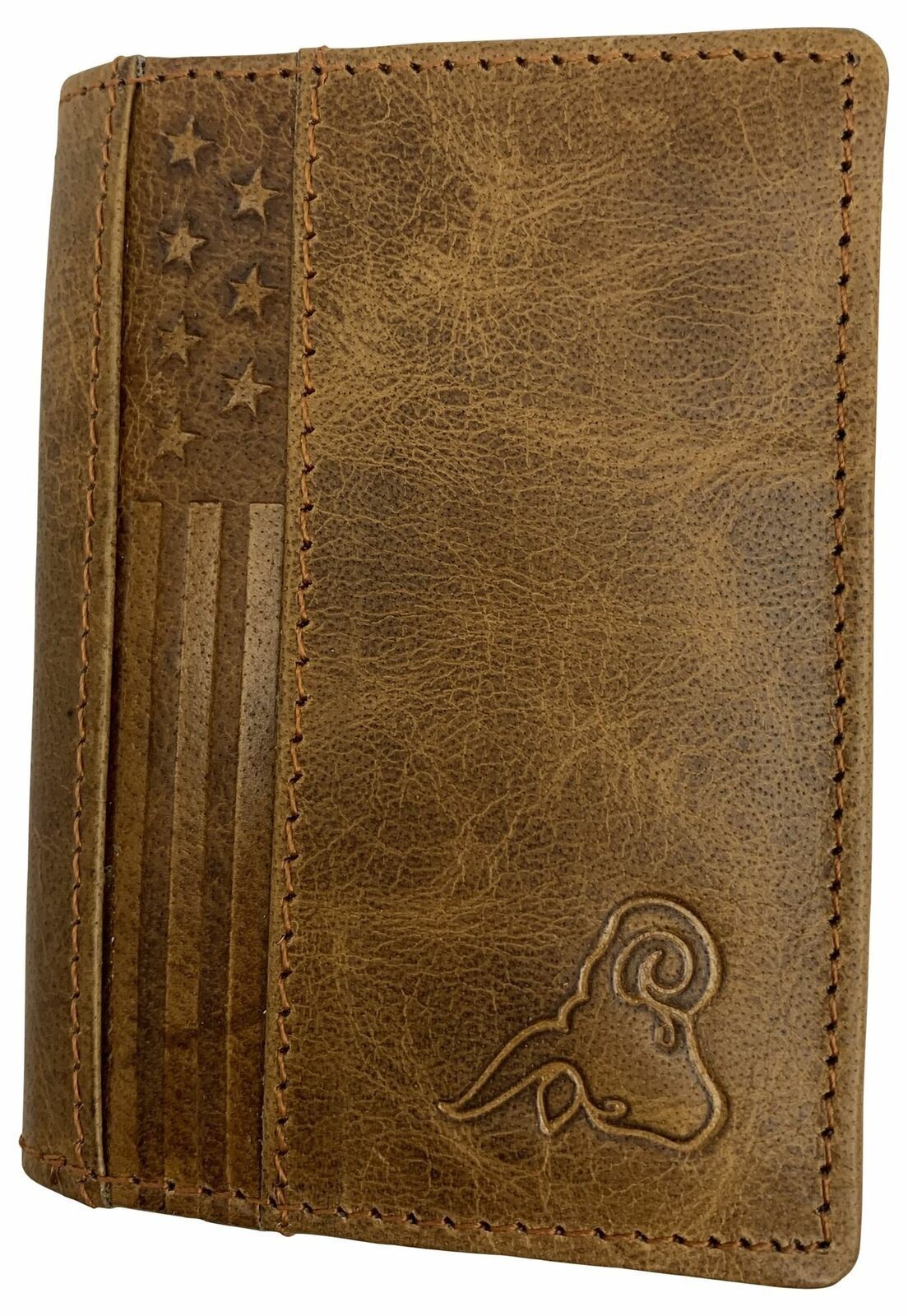 Genuine Leather Business Card Holder Name Card Case Credit Card Wallet with ID W