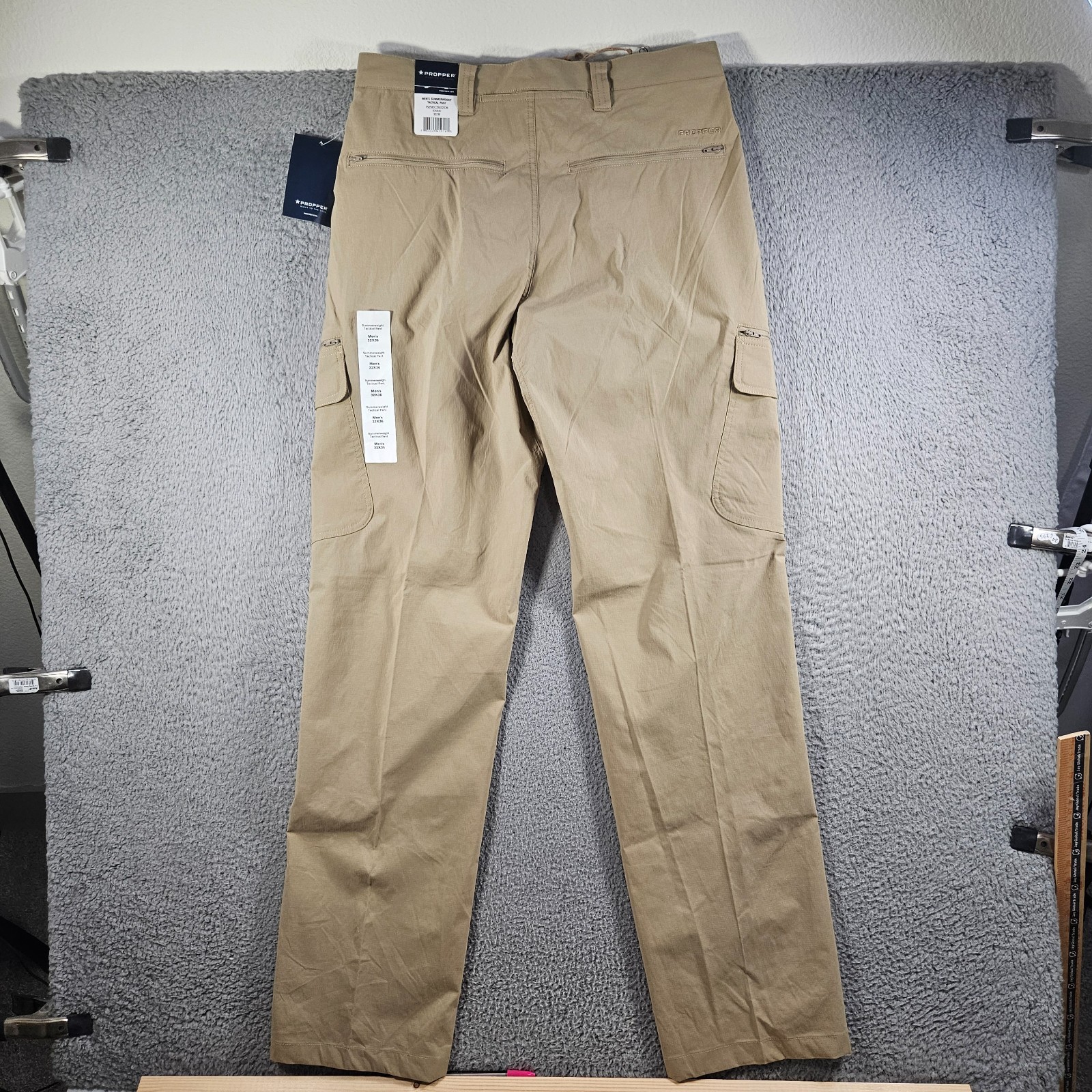 NEW Propper Tactical Cargo Utility Pants Men 32 x 36 Khaki Lightweight USF50