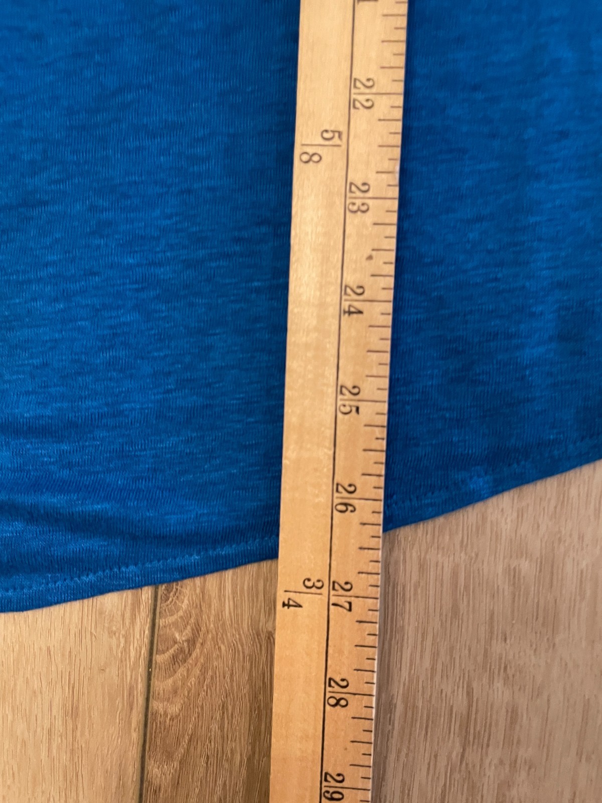 LOFT Short Sleeve Pocket Tee Linen Top-Women’s L-Blue-NWT