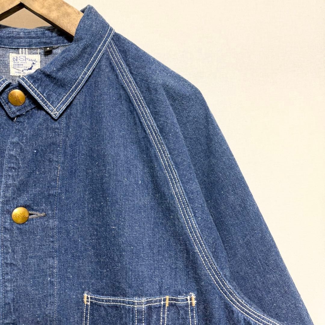 orSlow Or Slow 1950 Denim Jacket Jacket Men’s Made in Japan Size XL(4)