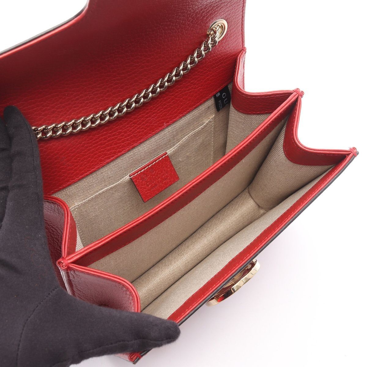 Guccigucci Shoulder bag pochette red One Size Used