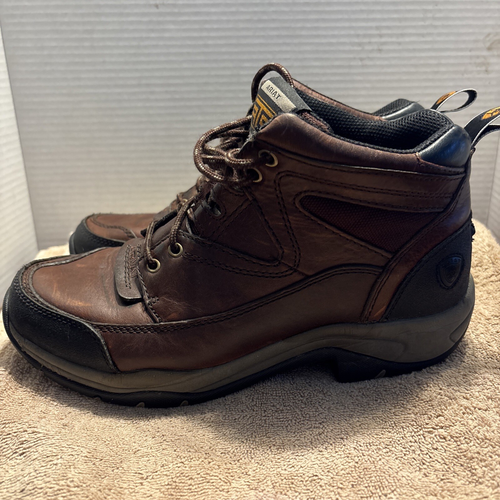 Ariat Boots 10004138 ATS Advanced Torque Technology Brown – WMS Size 9 B Working