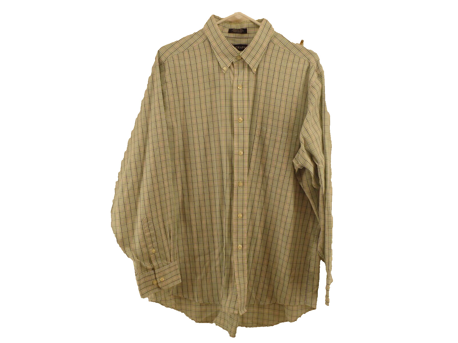 Chaps Mens Shirt XL Button Up Long Sleeve