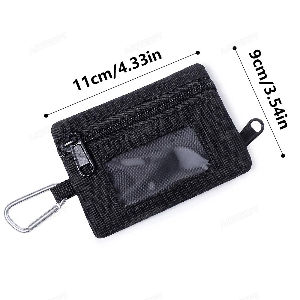 Mini Key Card Holder Tactical Wallet Pouches Waterproof EDC Waist Bag Coin Purse