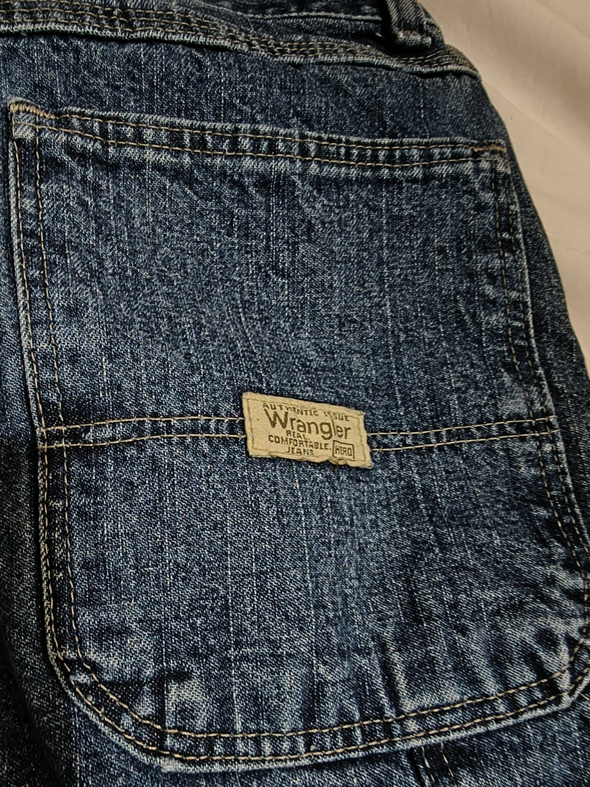 Wrangler Authentic Workwear Carpenter Denim Jeans Mens Size 30×32 Blue Wash