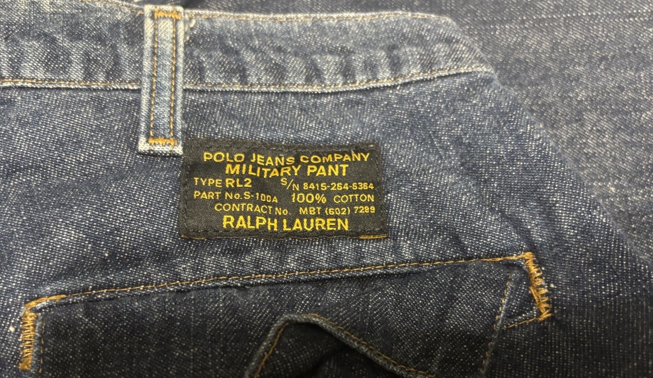 Vintage Ralph Lauren Polo Jeans Company Military Pants 30×32 Stash Cargo Pants