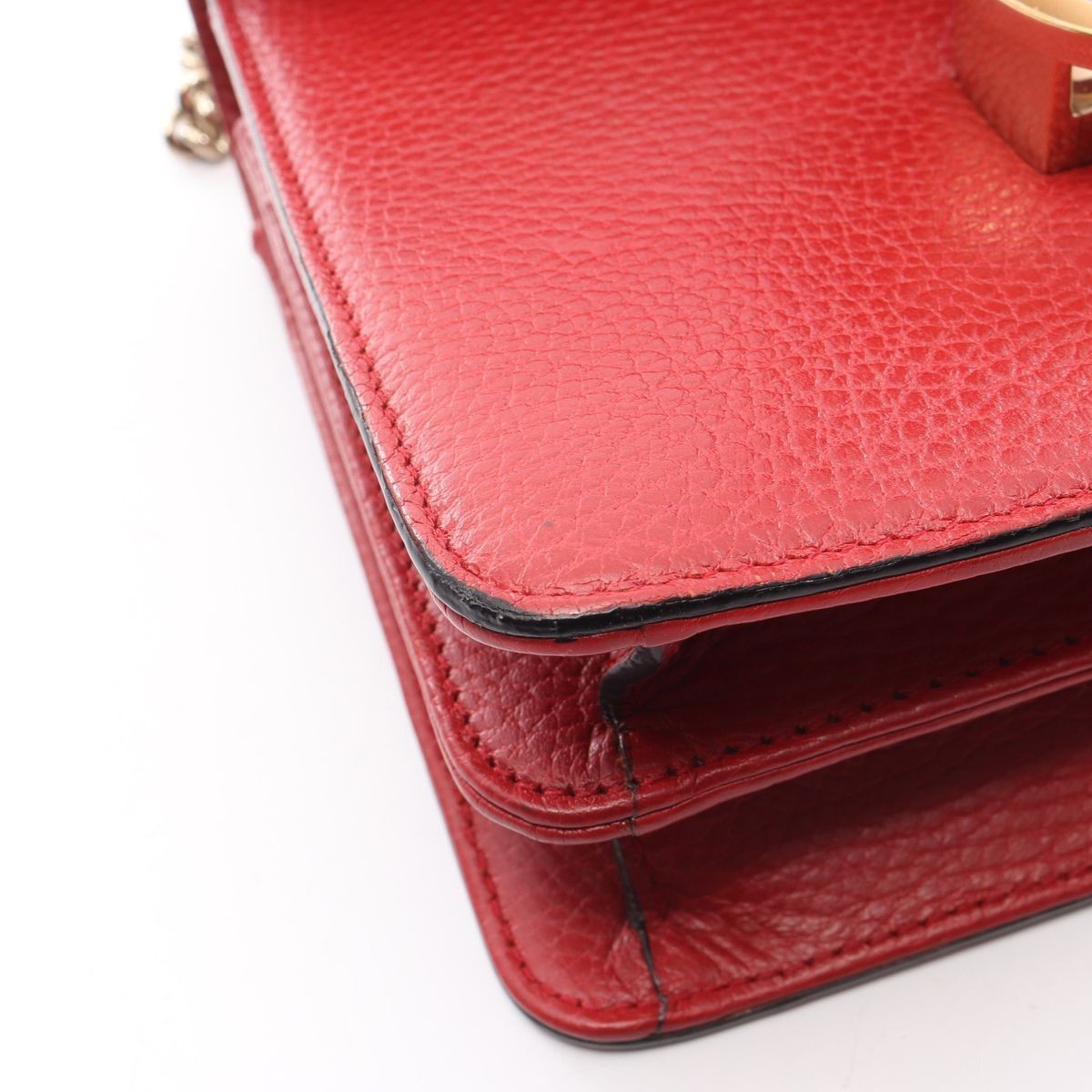 Guccigucci Shoulder bag pochette red One Size Used