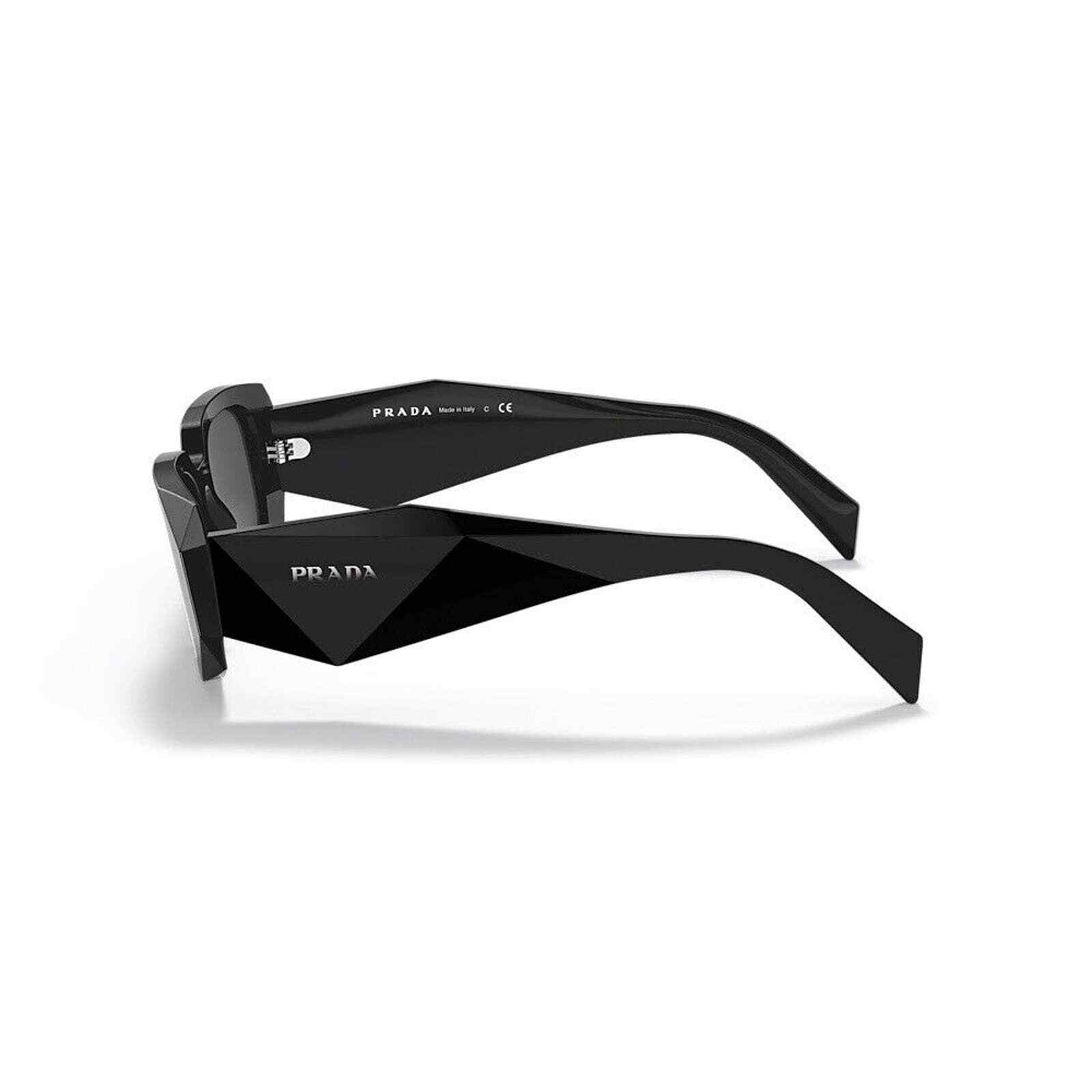 PRADA PR 17WS 1AB5SO Black Dark Grey Lens UNISEX Sunglasses AUTHENTIC NEW