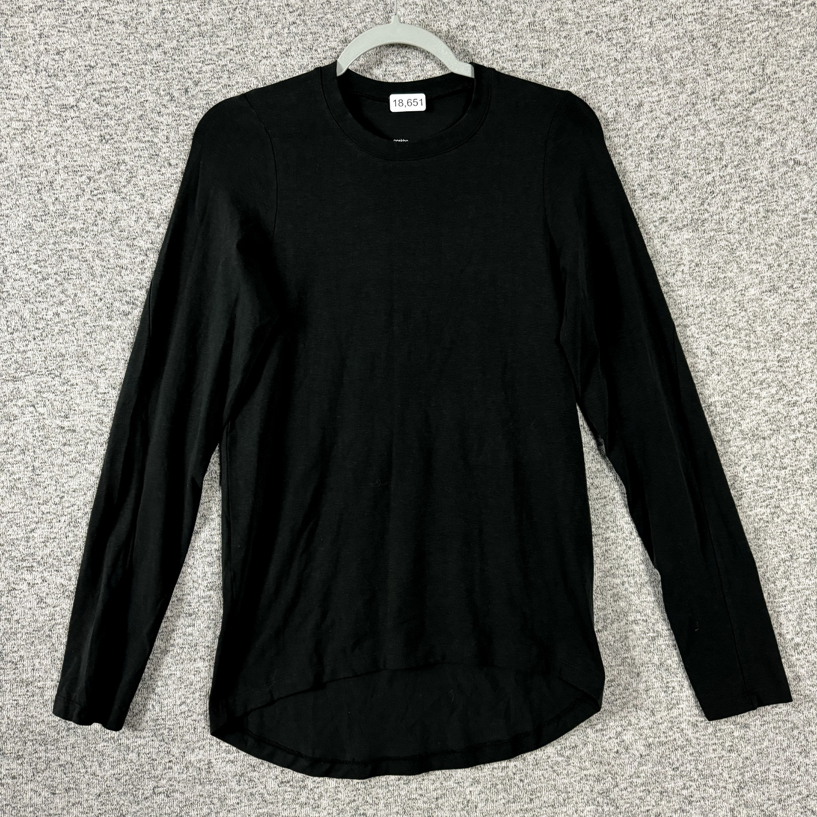 Paskho Women’s Size Small Black Long Sleeve Crewneck Soft Shirt