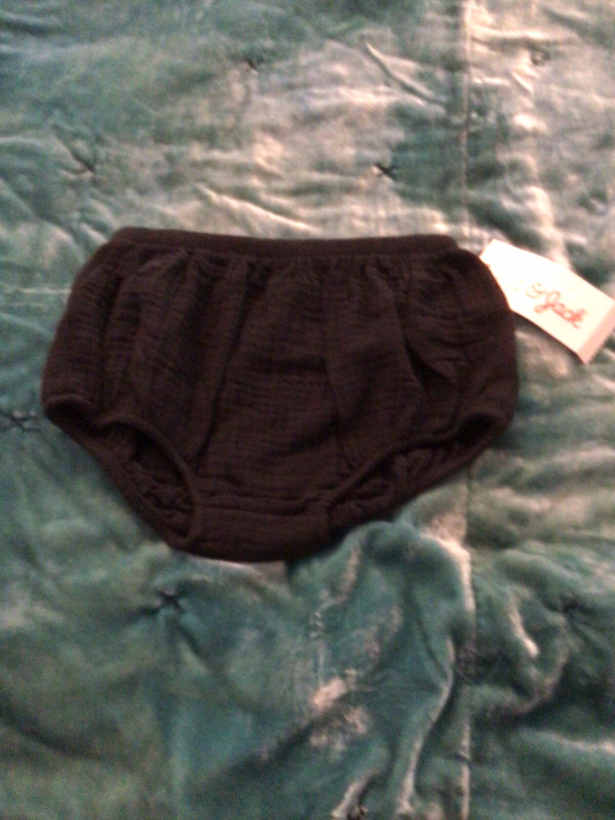 Cat & Jack Baby Girl Bloomers Shorts Black Muslin Gauze NWT 6-9M