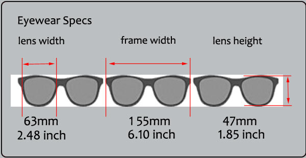 Medium FIT OVER PRESCRIPTION GLASSES POLARIZED SUNGLASSES COVER ALL WRAP AROUND