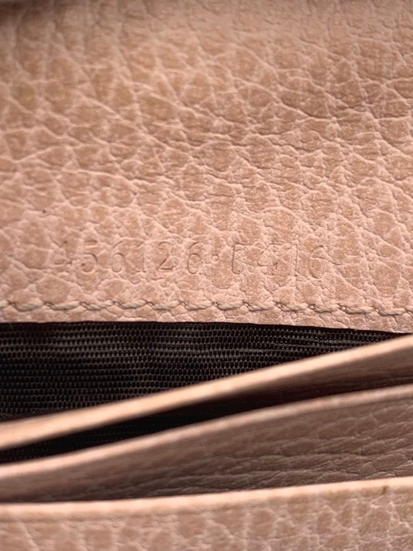 GUCCI mini wallet Marmont bifold GG logo P55