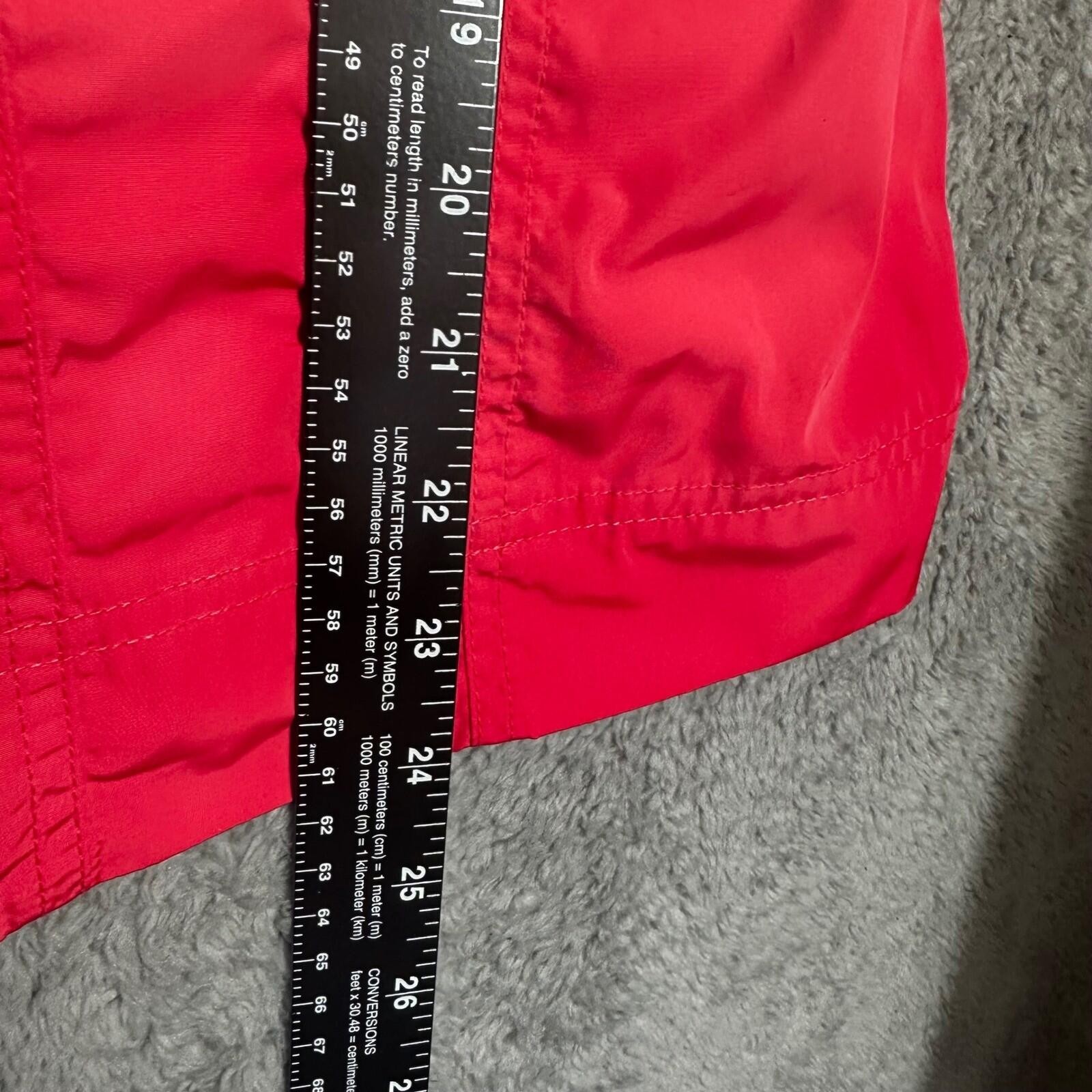 TanJay Jacket Womens 12P Pink Button Front Zip Pocket Funnel Neck Windbreaker
