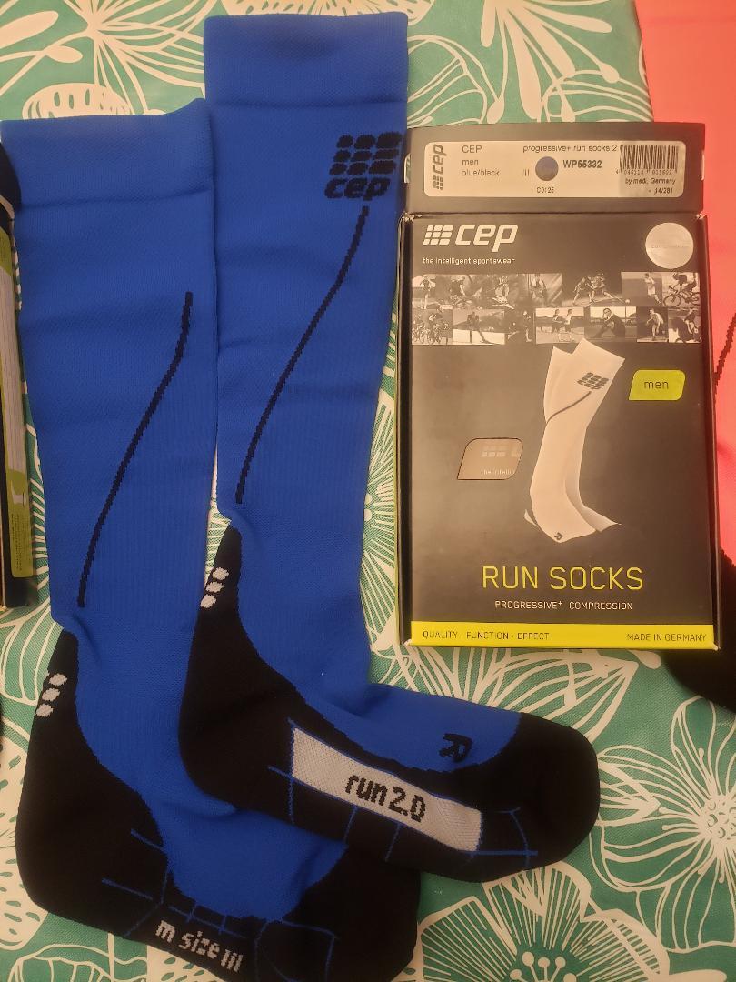 CEP Men’s 2.0 Full Tall Compression Progressive + Run Socks Pick Size & Color