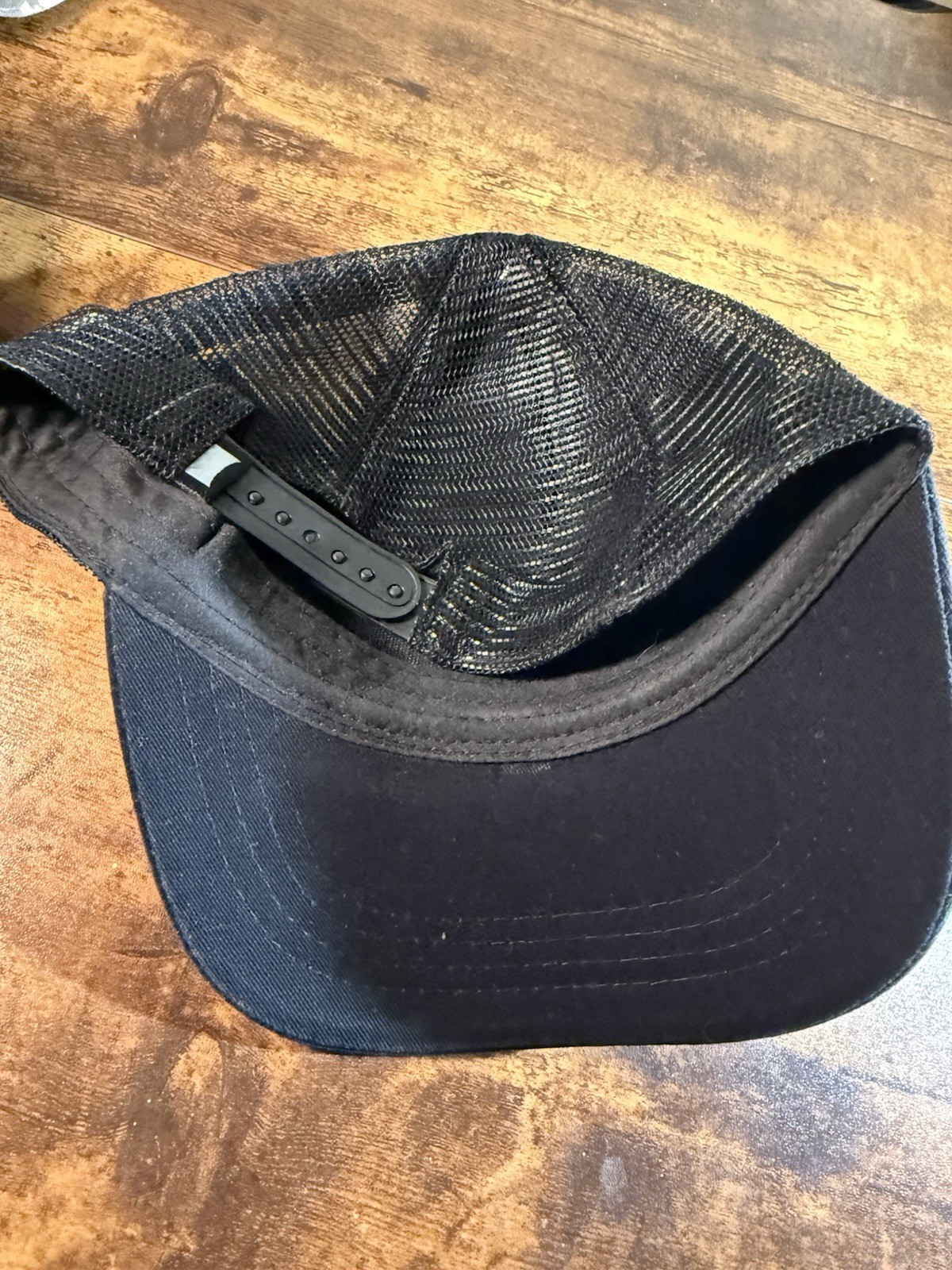 Black Trucker Hat Men’s Solid Casual Mesh Back Adjustable One Size Fits