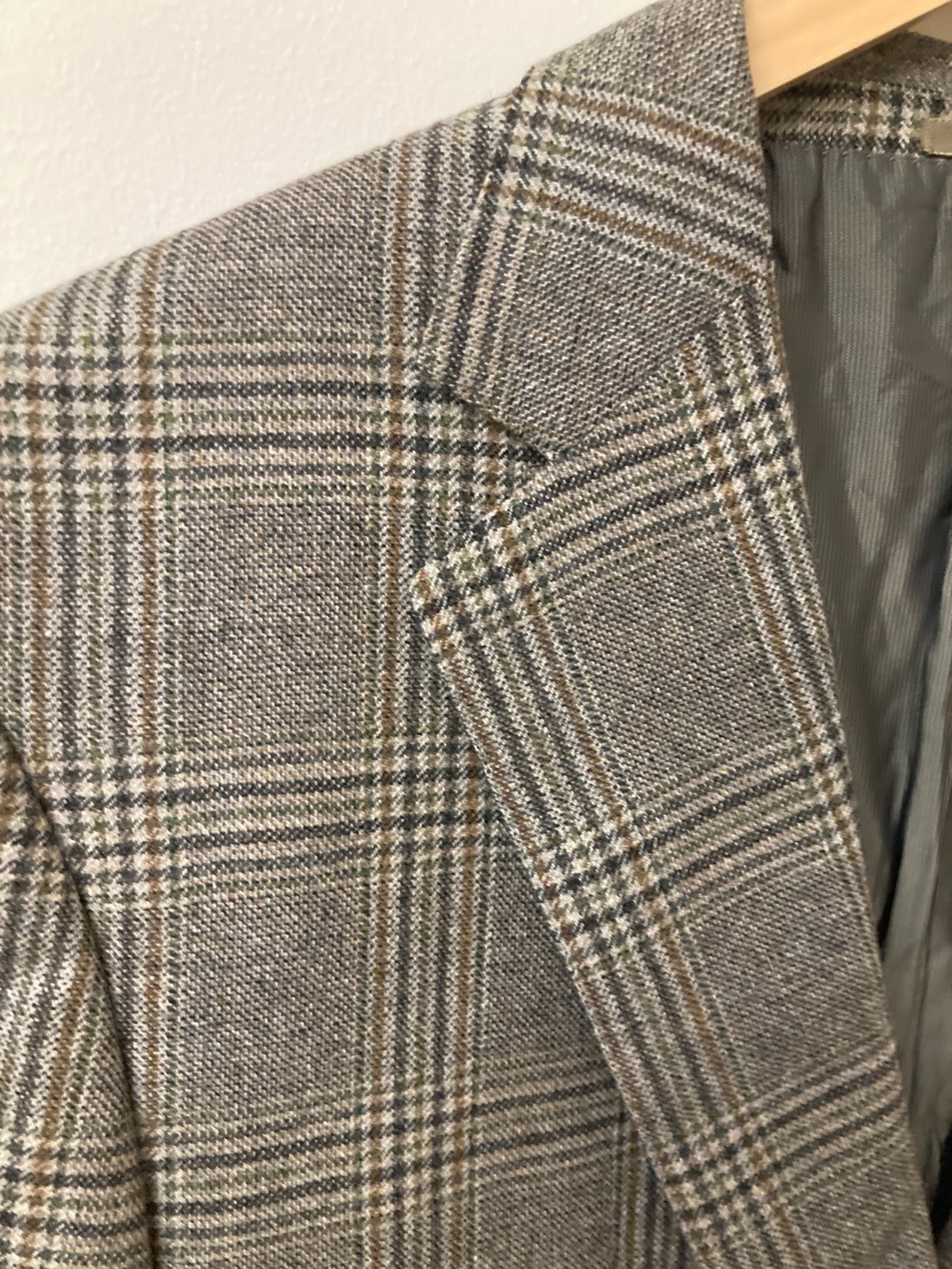 VGUC Ermenegildo Zegna Sport Coat Neutrals Wool/Cashmere IT54/52